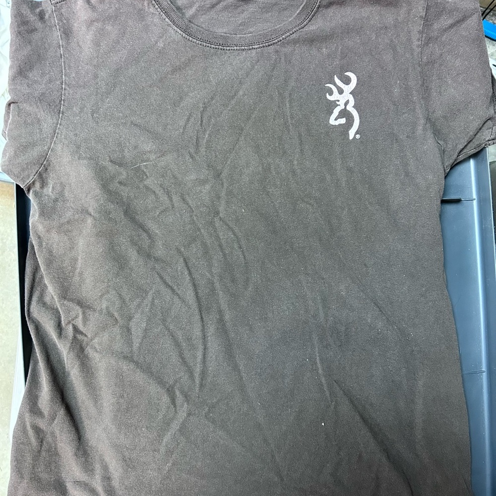 Browning Pink Short Sleeve T-Shirt Casual Style - Picture 1 of 3